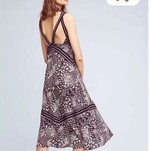 Anthropologie Holding Horses Patchwork Midi Dress XS